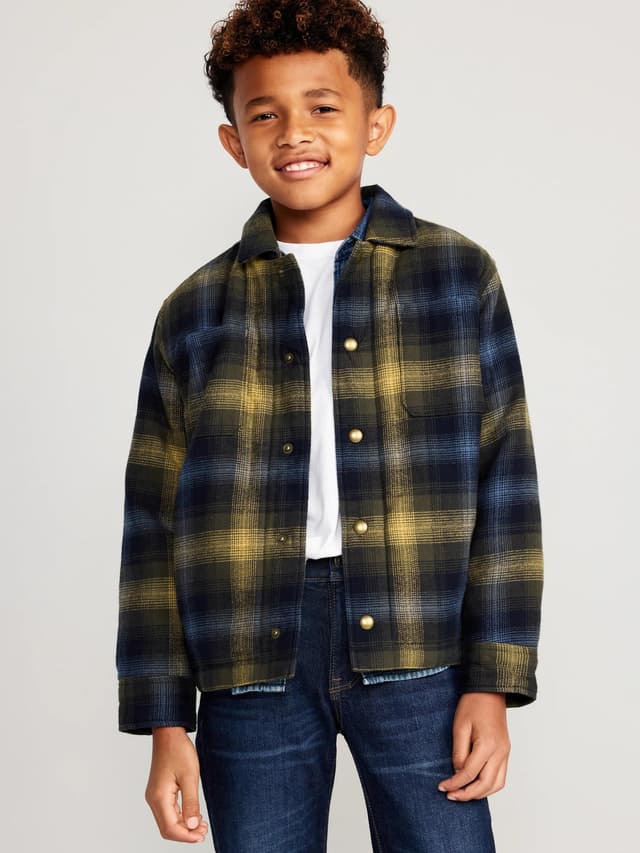 Soft-Brushed Flannel for Boys